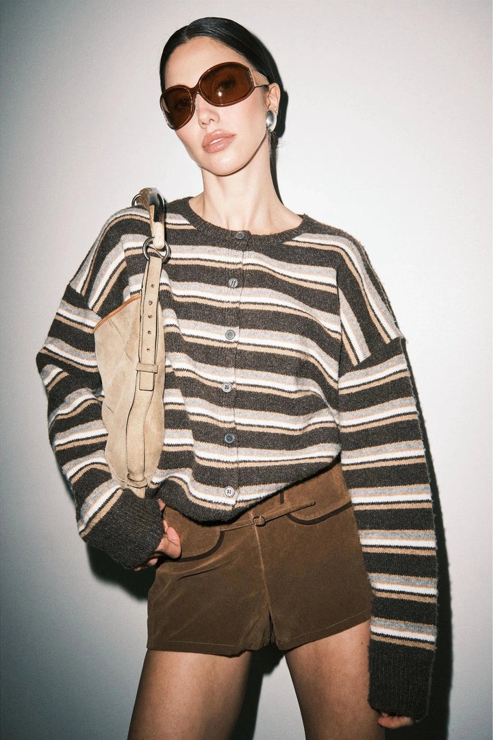 KEEN THE LABEL Monroe Striped Sweater