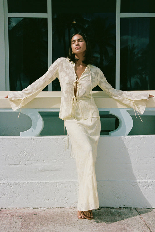 SUMMER AWAY Evora Maxi Skirt-The Shop Laguna Beach