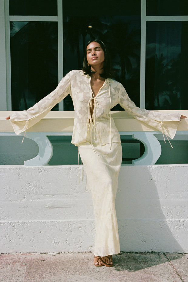 SUMMER AWAY Evora Maxi Skirt-The Shop Laguna Beach