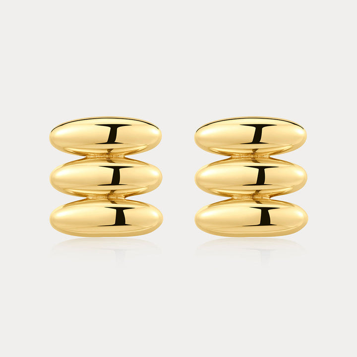 LUV AJ Milan Bead Stud Earrings-The Shop Laguna Beach