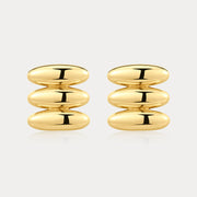 LUV AJ Milan Bead Stud Earrings