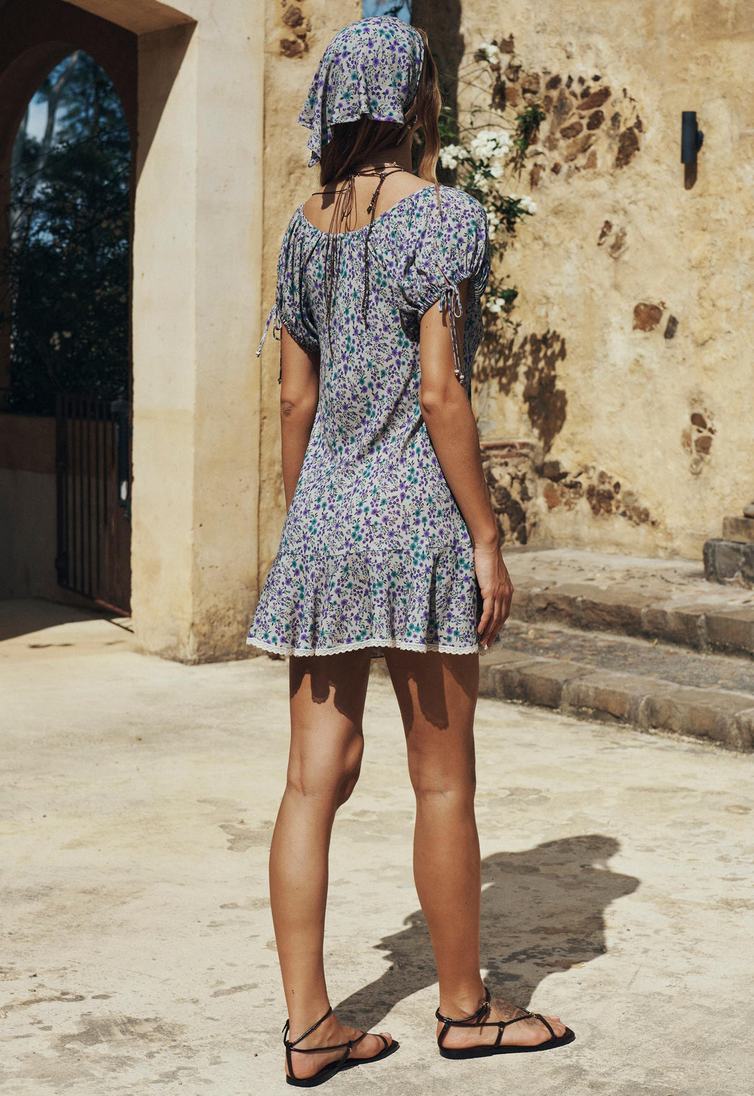 SPELL • VINTAGIA Mimi-Rose Mini Dress-The Shop Laguna Beach