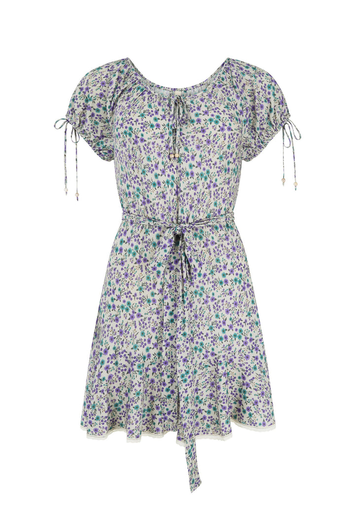 SPELL • VINTAGIA Mimi-Rose Mini Dress-The Shop Laguna Beach