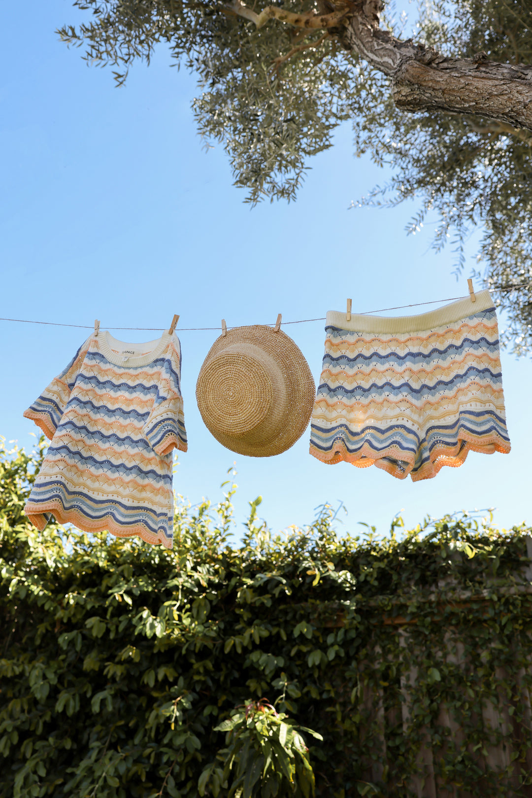 LSPACE Little L Isadora Mini Straw Bucket Hat-The Shop Laguna Beach