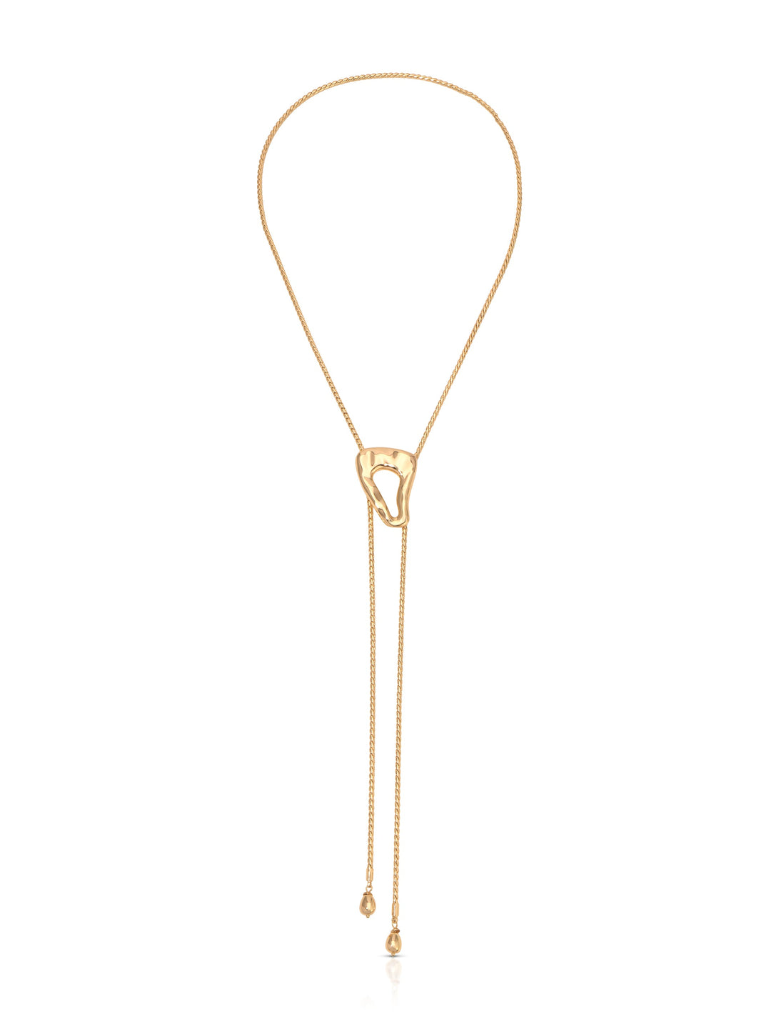 ETTIKA Molten Muse 18K Gold-Plated Bolo Necklace-The Shop Laguna Beach