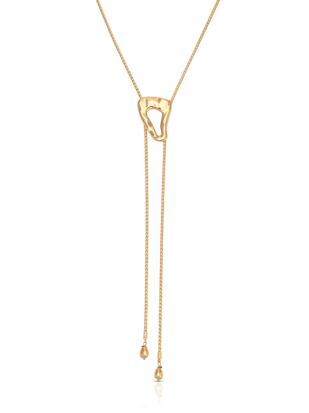 ETTIKA Molten Muse 18K Gold-Plated Bolo Necklace-The Shop Laguna Beach