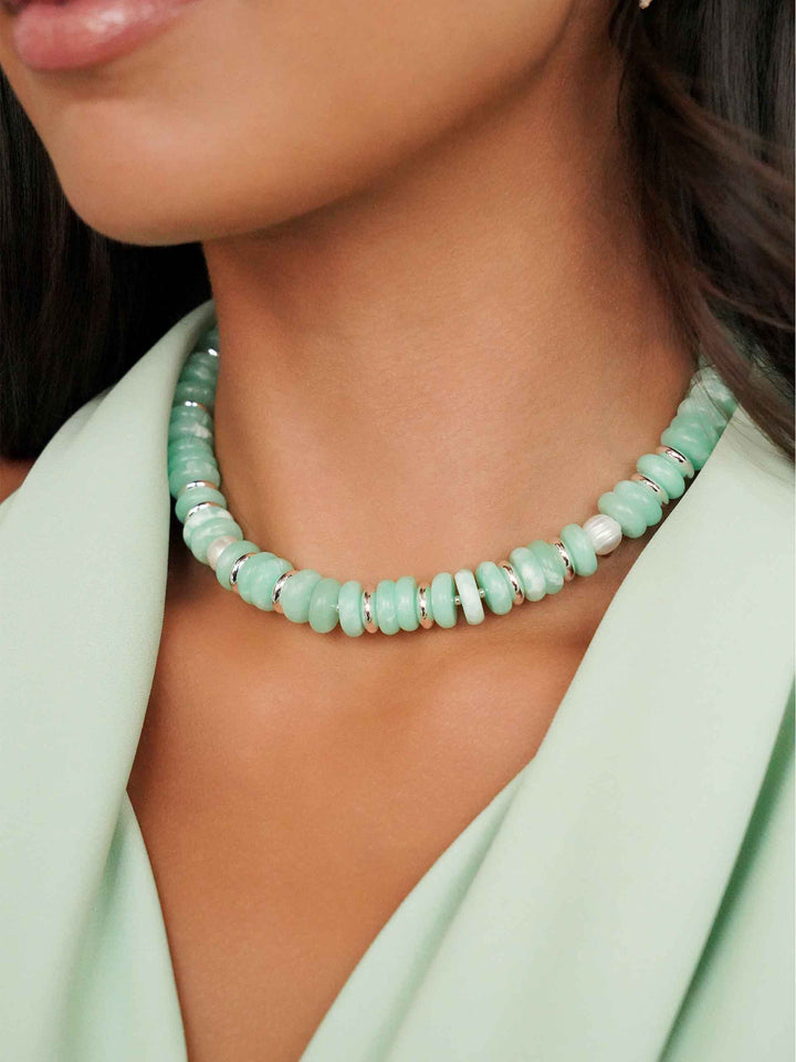 ETTIKA Saint Tropez 18kt Necklace - Seafoam