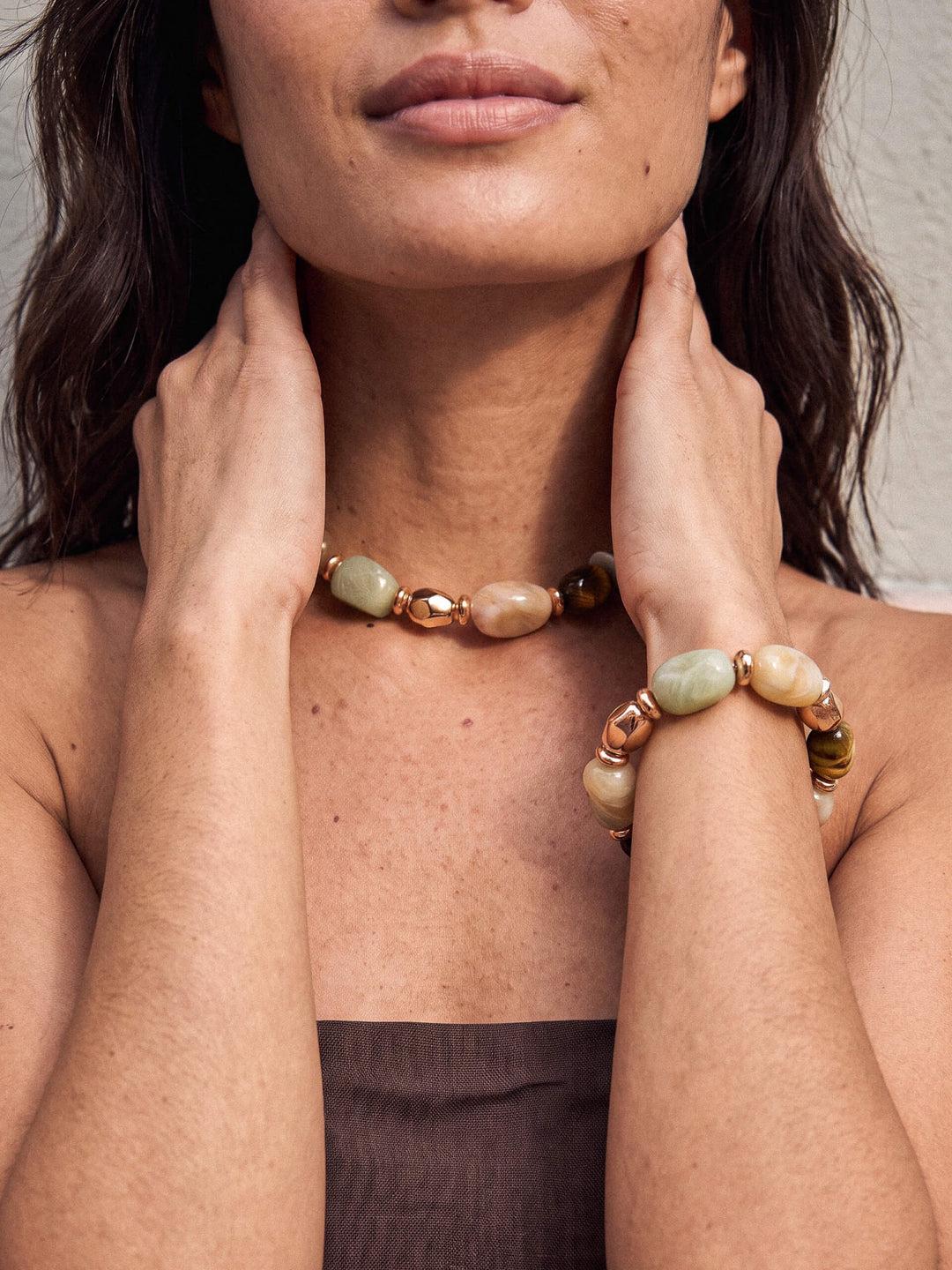 ETTIKA Serene Stone Stretch Bracelet