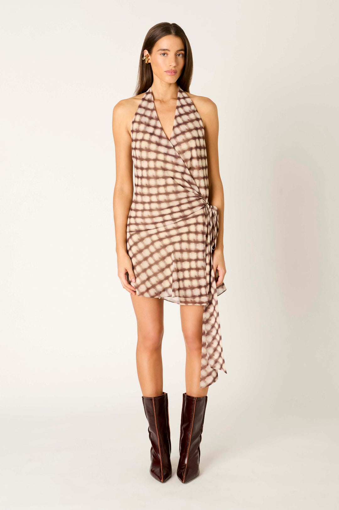 KEEN THE LABEL Livvy Halter Mini Dress