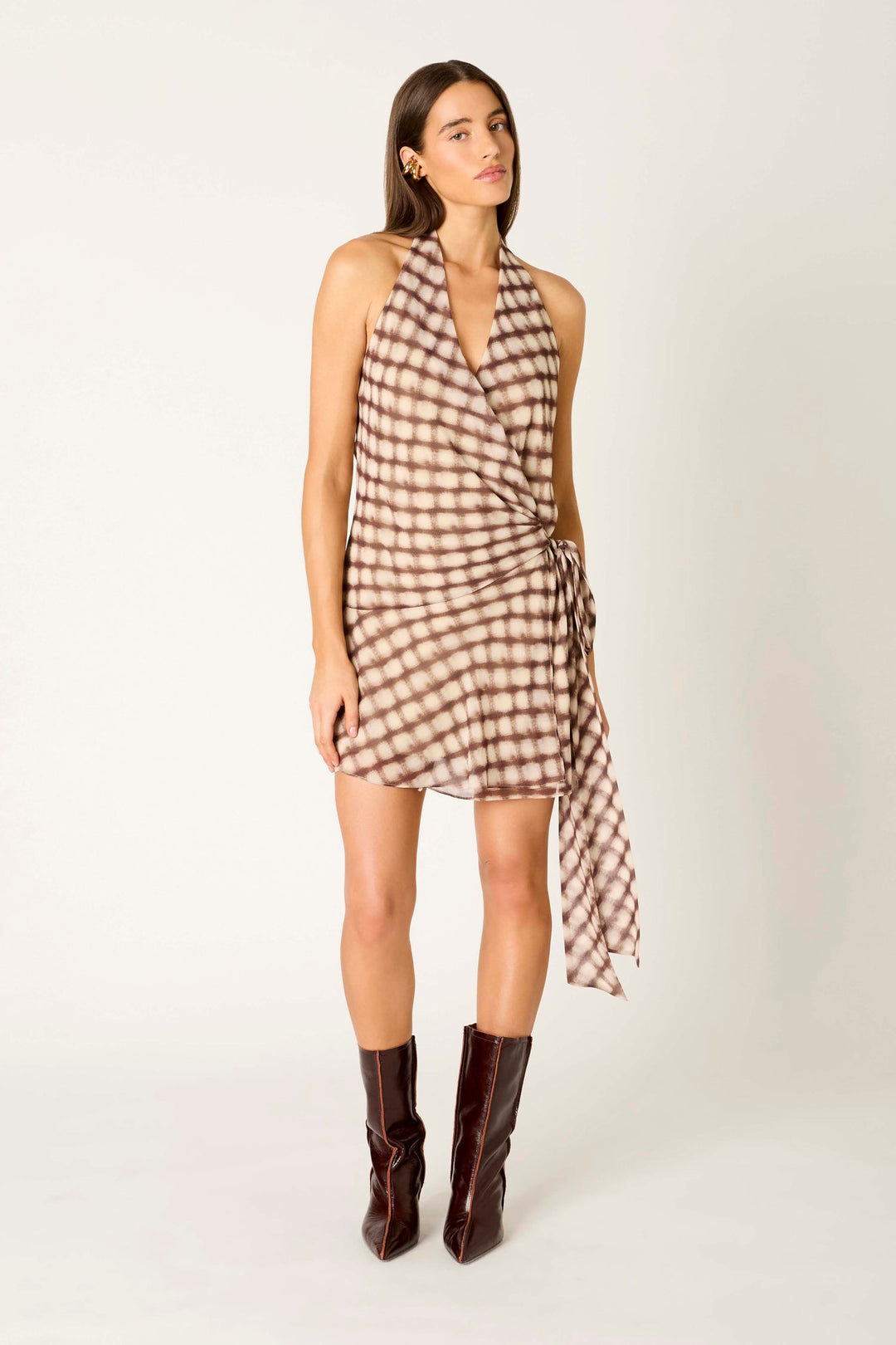 KEEN THE LABEL Livvy Halter Mini Dress