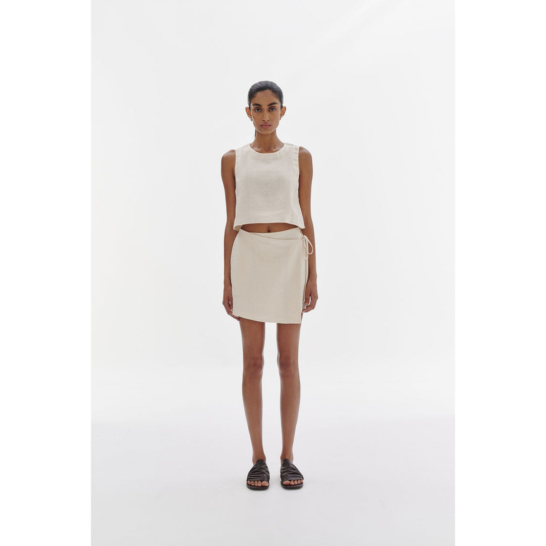 NUDE LUCY Sian Linen Tank