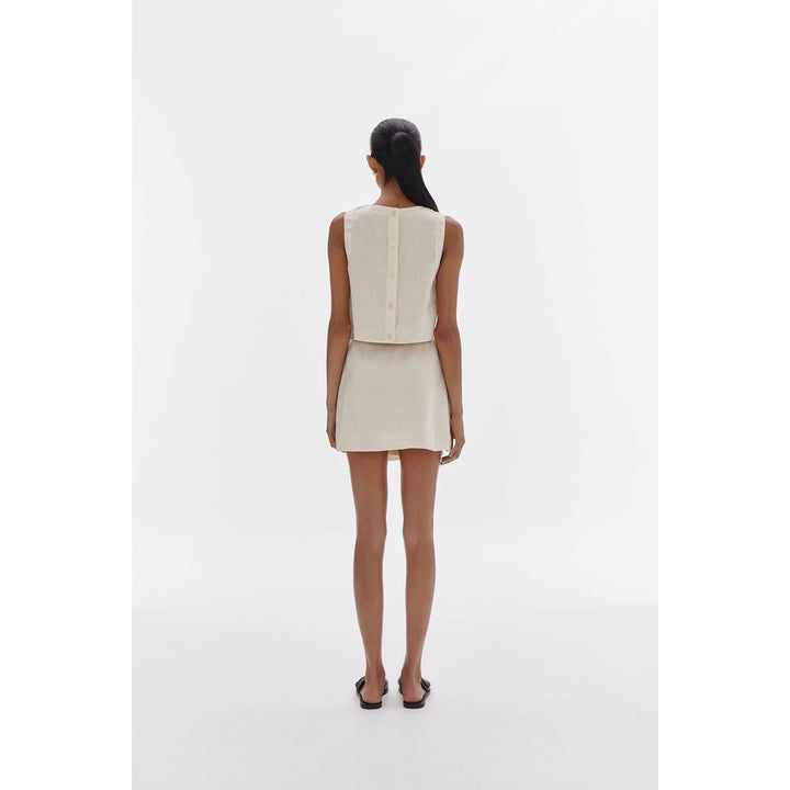 NUDE LUCY Sibyl Linen Wrap Skirt