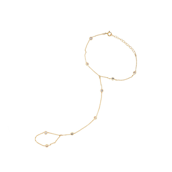 MAY MARTIN Celeste CZ Hand Chain-The Shop Laguna Beach