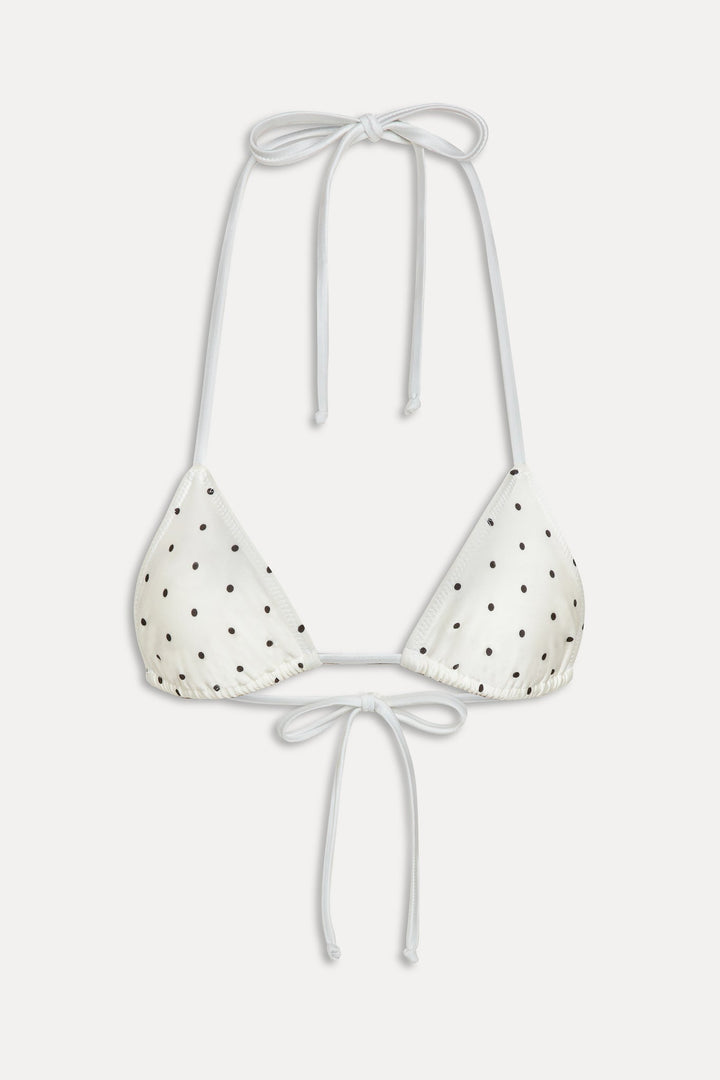 FRANKIES BIKINIS X PAIGE LORENZE Nick Satin Tri Top-The Shop Laguna Beach