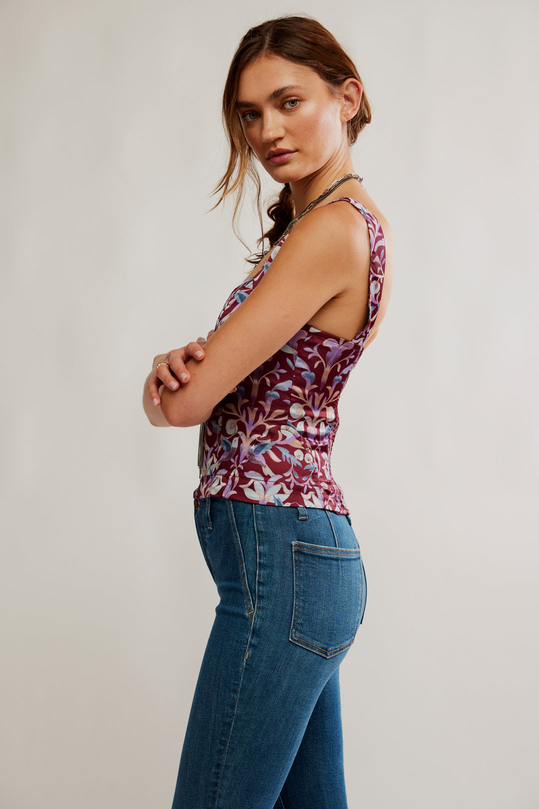 FREE PEOPLE Grace Satin Corset Top-The Shop Laguna Beach