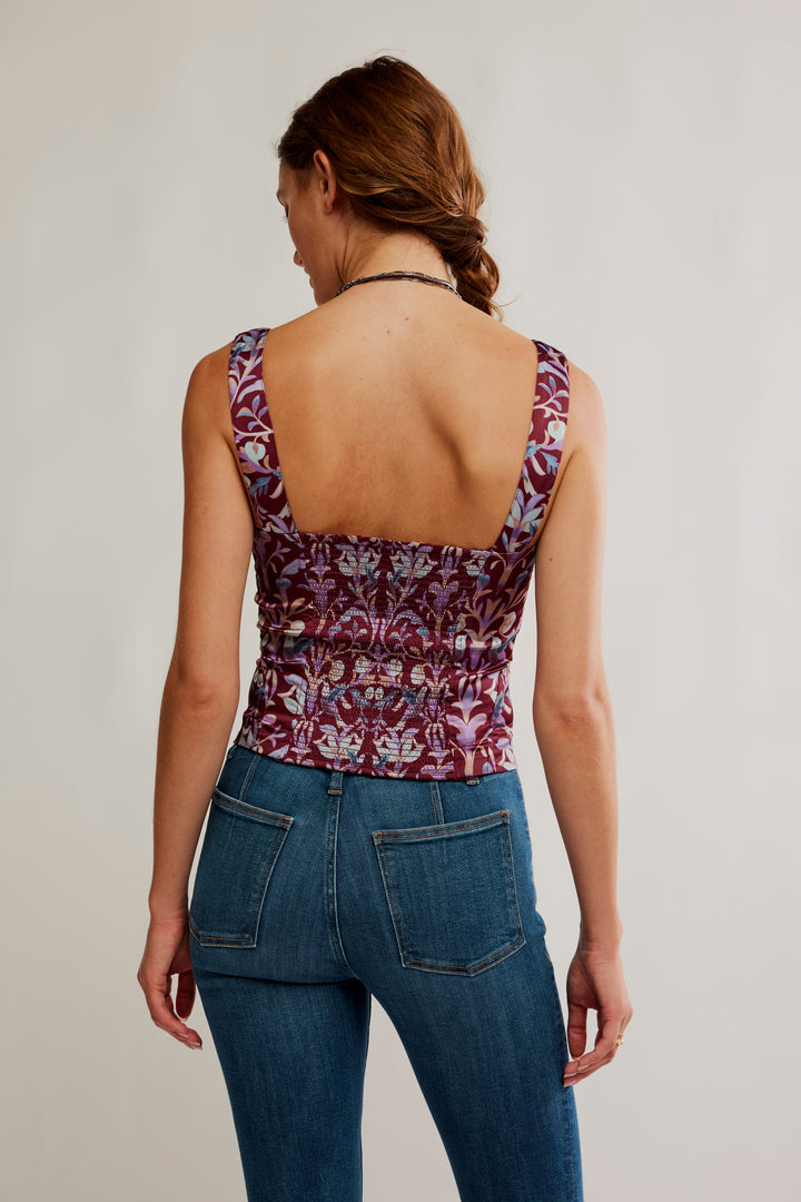 FREE PEOPLE Grace Satin Corset Top-The Shop Laguna Beach
