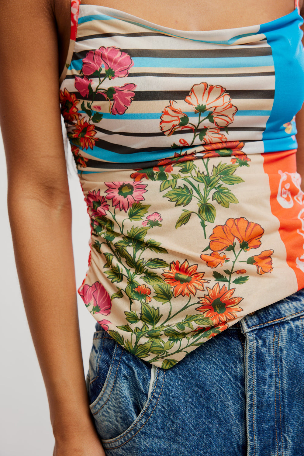 FREE PEOPLE Estella Patchwork Tank-The Shop Laguna Beach