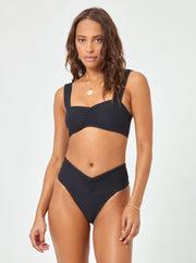 LSPACE <br> Marlee EcoChic Rib Top <br><small><i> (More Colors Available) </small></i>-The Shop Laguna Beach