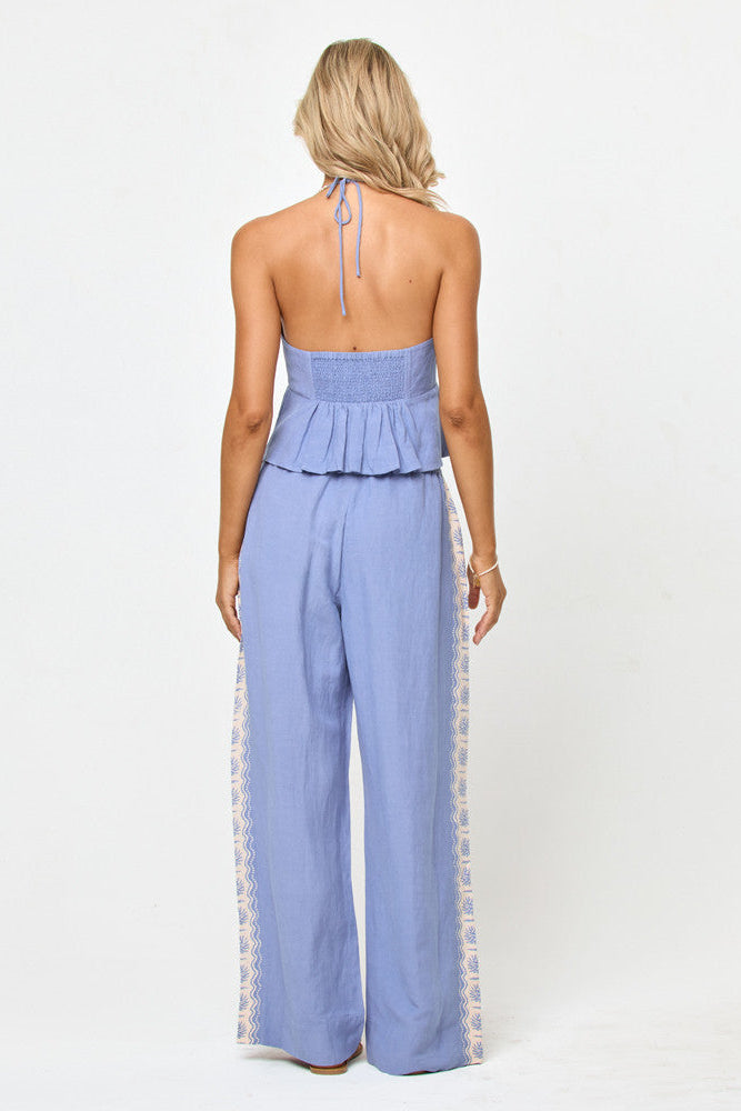 LSPACE April Linen Halter Top-The Shop Laguna Beach