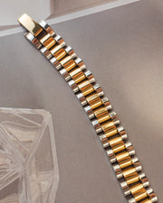 LUV AJ Timepiece Two-Toned Bracelet-The Shop Laguna Beach