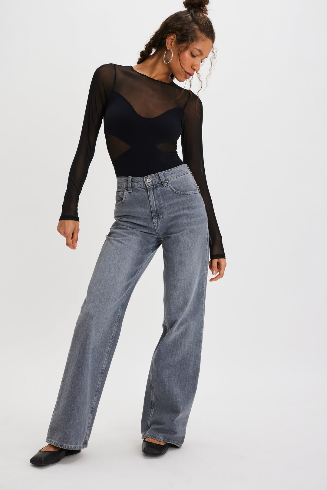 FREE PEOPLE All An Illusion Sheer Bodysuit-The Shop Laguna Beach
