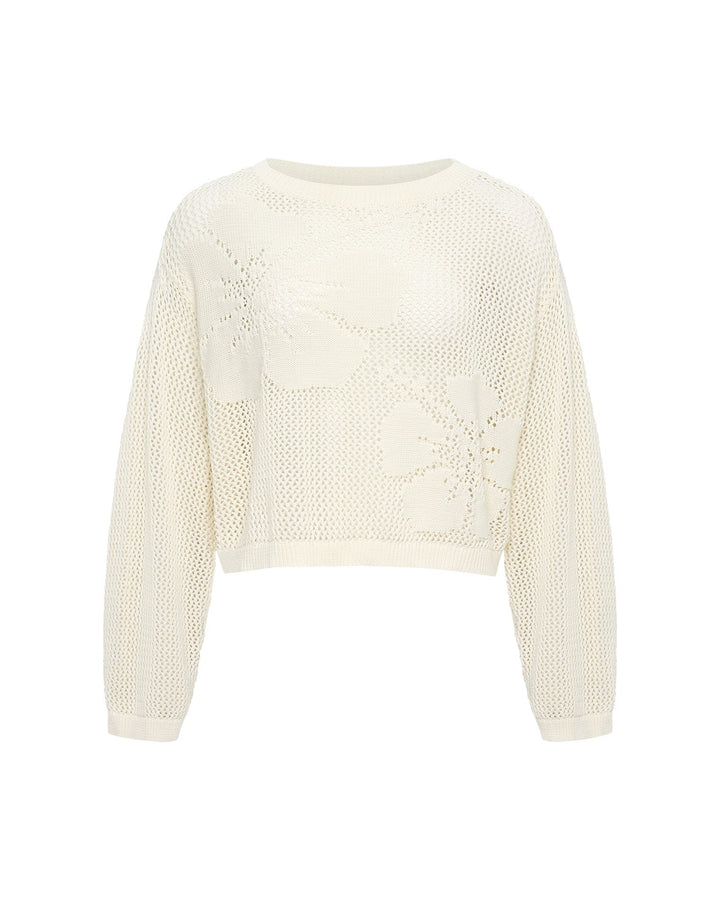LSPACE Island Time Open-Knit Sweater