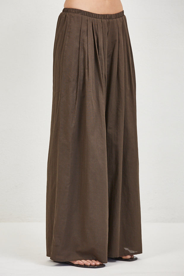 A. REN Simone Linen Elastic Pant-The Shop Laguna Beach