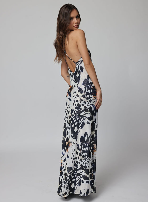 STILLWATER Mesh Siren Song Maxi Dress-The Shop Laguna Beach