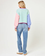 LSPACE Pretty Please Colorblock Sweater-The Shop Laguna Beach