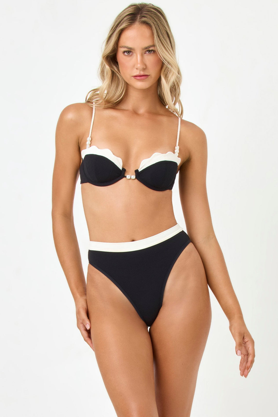 LSPACE Frenchi Pique Bitsy Bottom - More Colors Available-The Shop Laguna Beach