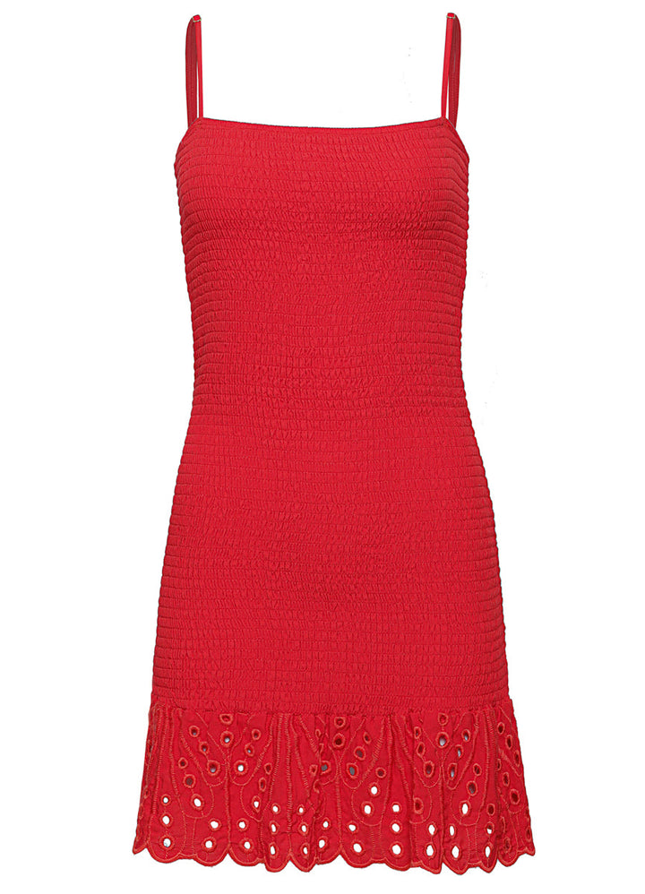 MAAJI Zephyra Smocked Mini Dress-The Shop Laguna Beach