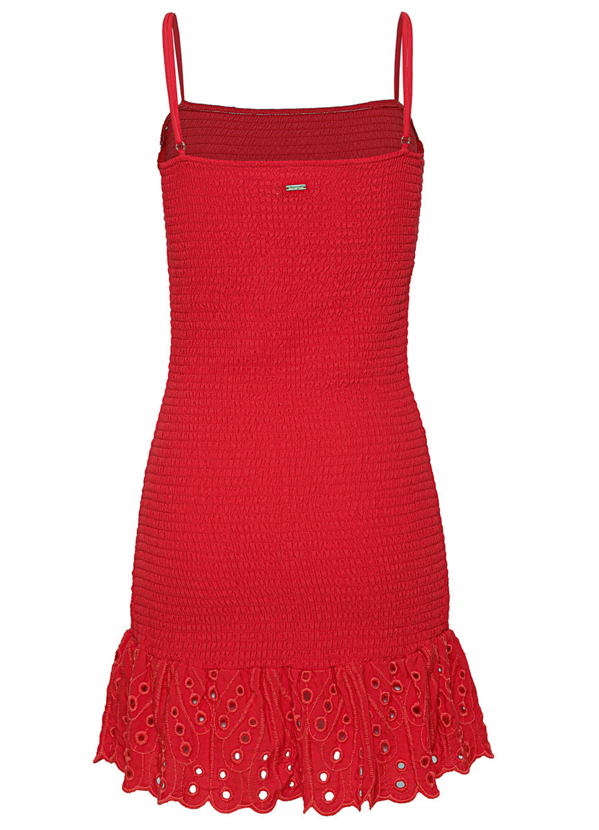 MAAJI Zephyra Smocked Mini Dress-The Shop Laguna Beach