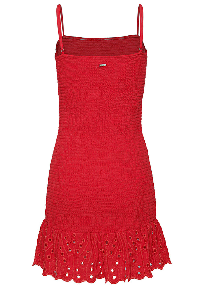MAAJI Zephyra Smocked Mini Dress-The Shop Laguna Beach