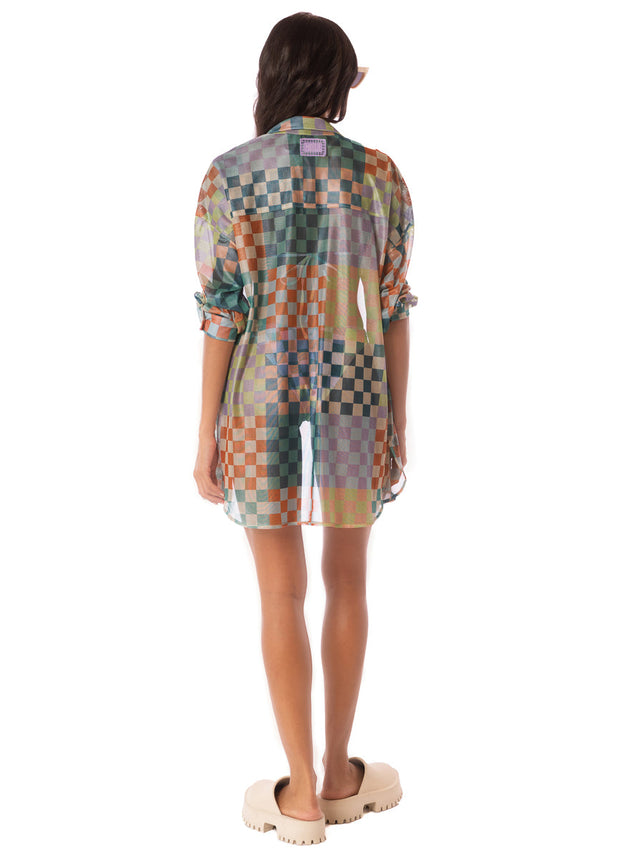 MAAJI Manele Printed Coverup Shirt-The Shop Laguna Beach