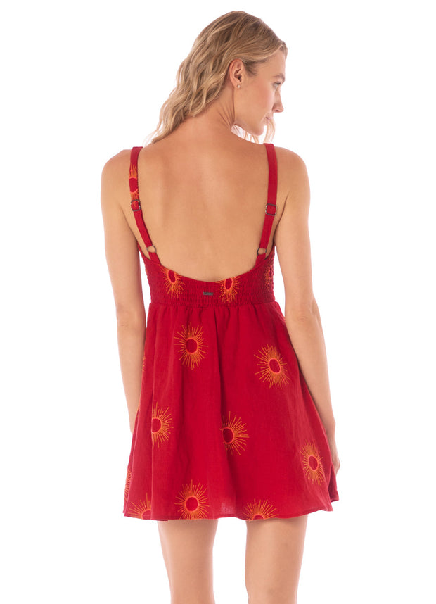 MAAJI Isolde Linen Mini Dress-The Shop Laguna Beach