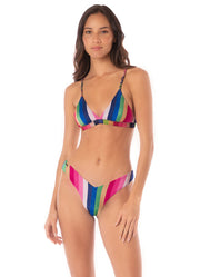 MAAJI Valerya Shimmer Double-V Bottom-The Shop Laguna Beach