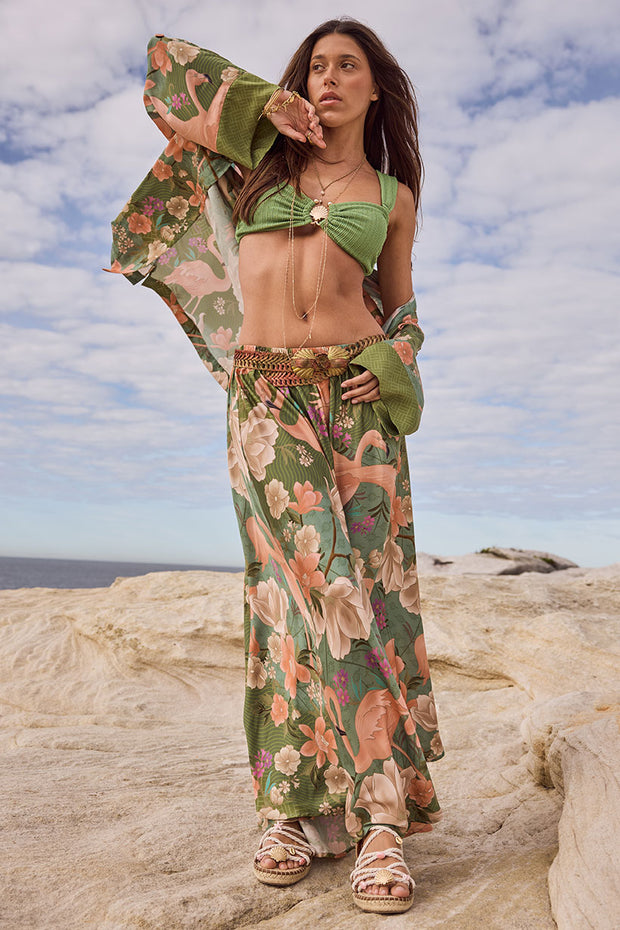 SPELL • PARADISE FOUND Floridian Maxi Skirt