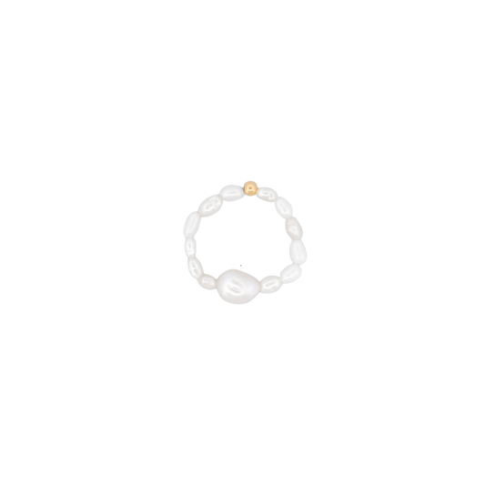 MAY MARTIN Indie Stretch Pearl Ring-The Shop Laguna Beach