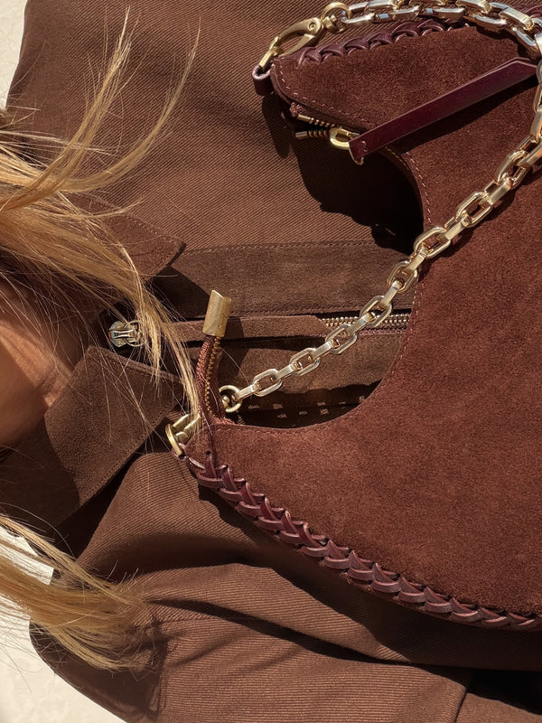 SANCIA The Zatka Suede Handbag-The Shop Laguna Beach