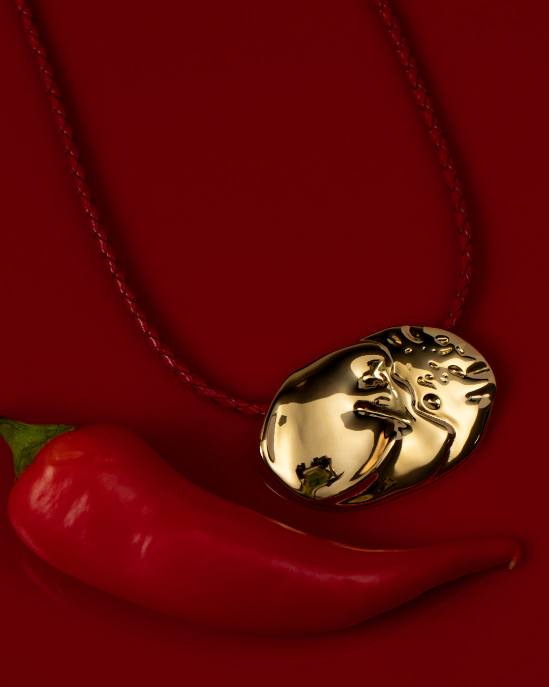 LUV AJ Granada Disc Necklace-The Shop Laguna Beach