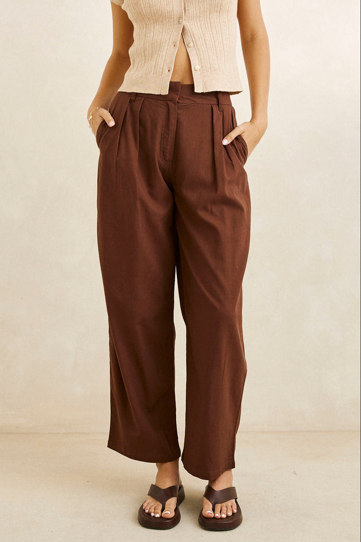 RHYTHM Venice Linen Trouser Pant