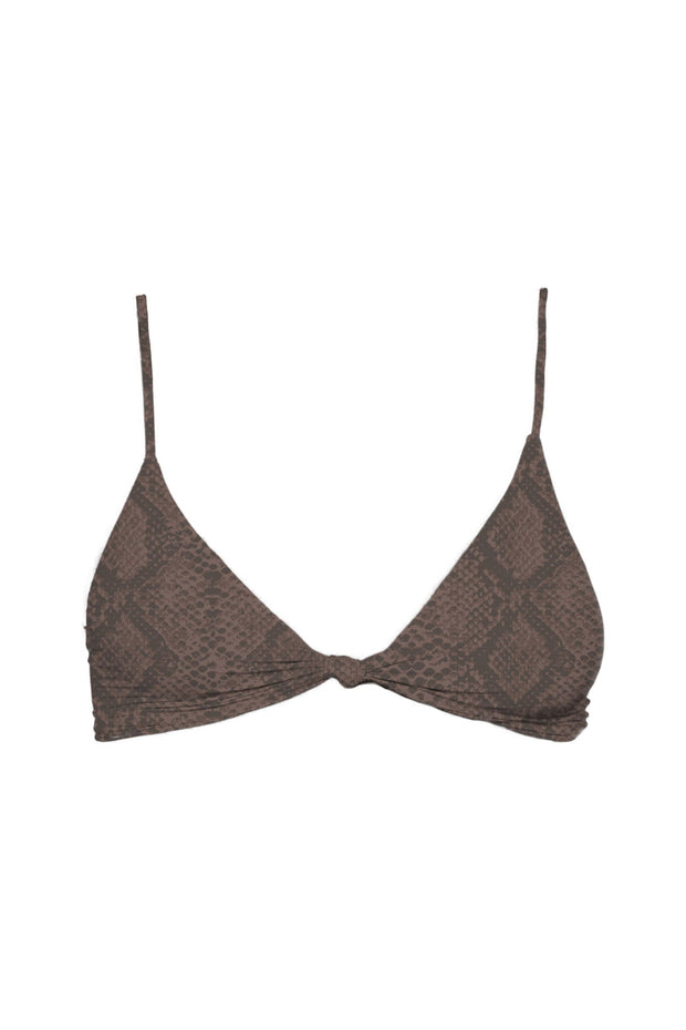 MAI UNDERWEAR Knot Printed Top-The Shop Laguna Beach