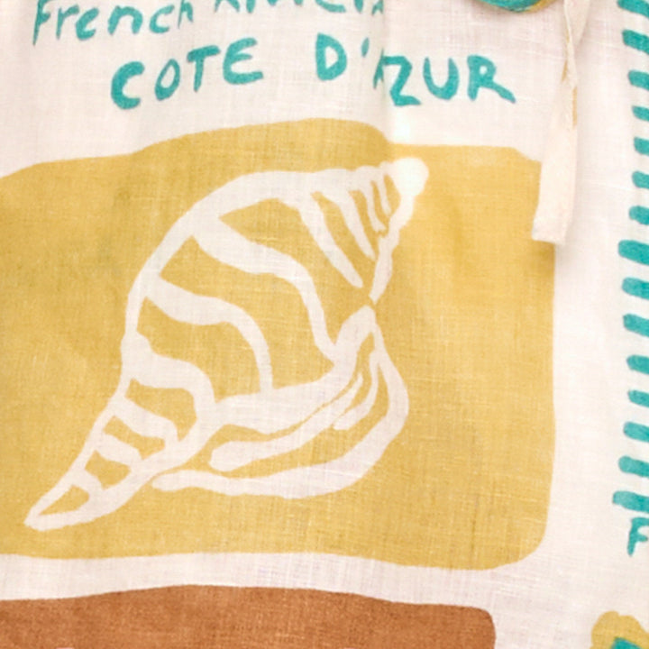 LSPACE Rio Printed Linen Tunic Shirt-The Shop Laguna Beach