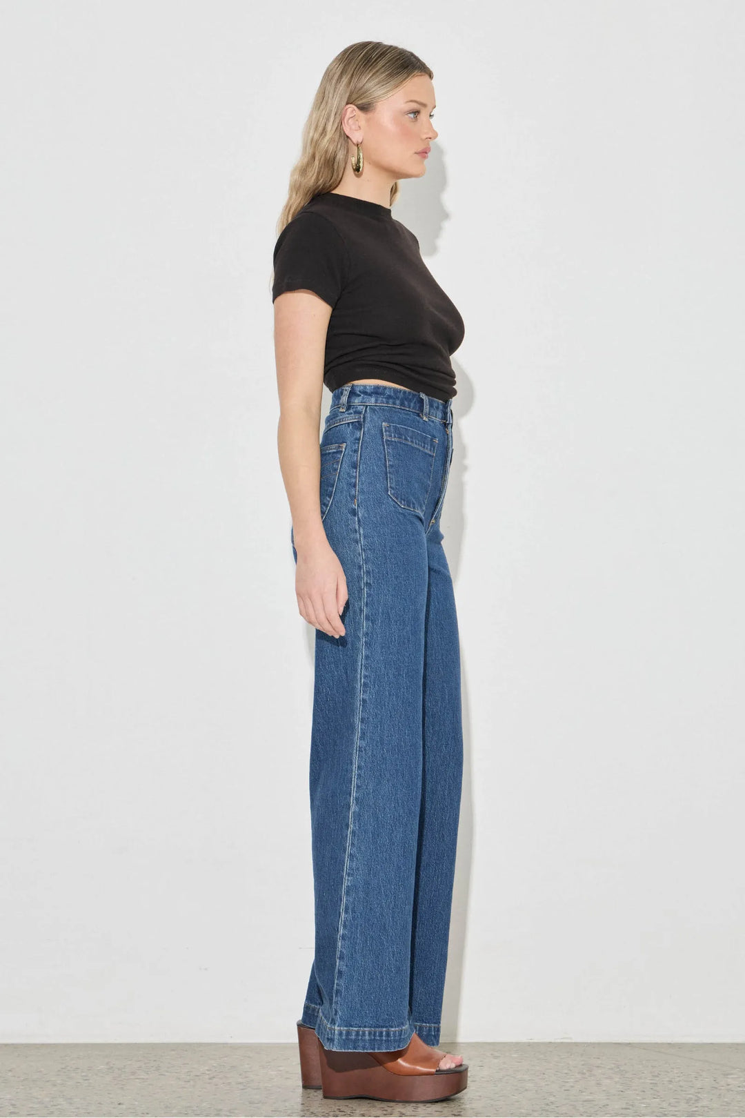 ROLLAS Sailor Long Jean - Eco Ruby Blue-The Shop Laguna Beach