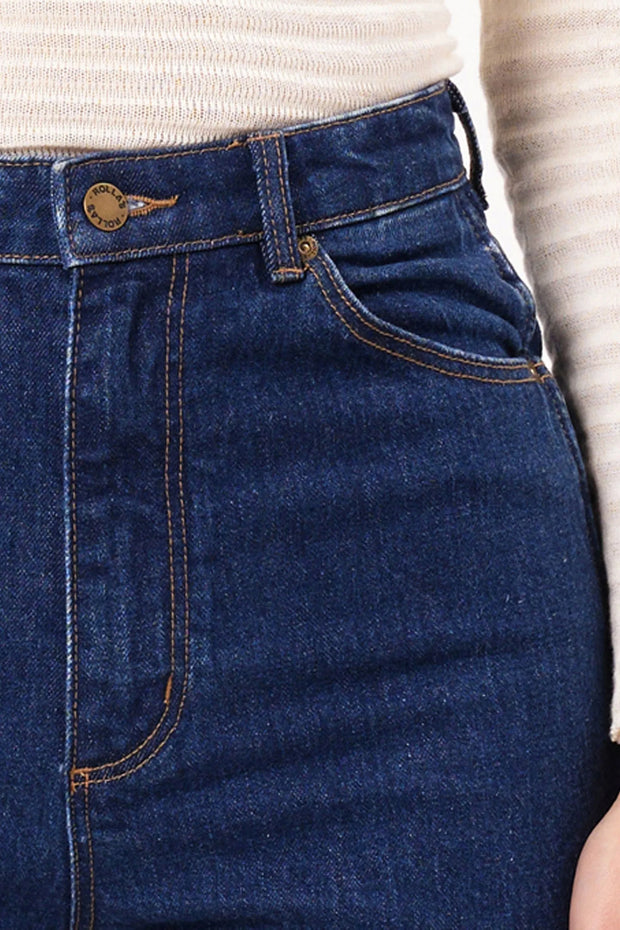 ROLLAS Heidi Wide-Leg Jean - Dark Stone-The Shop Laguna Beach