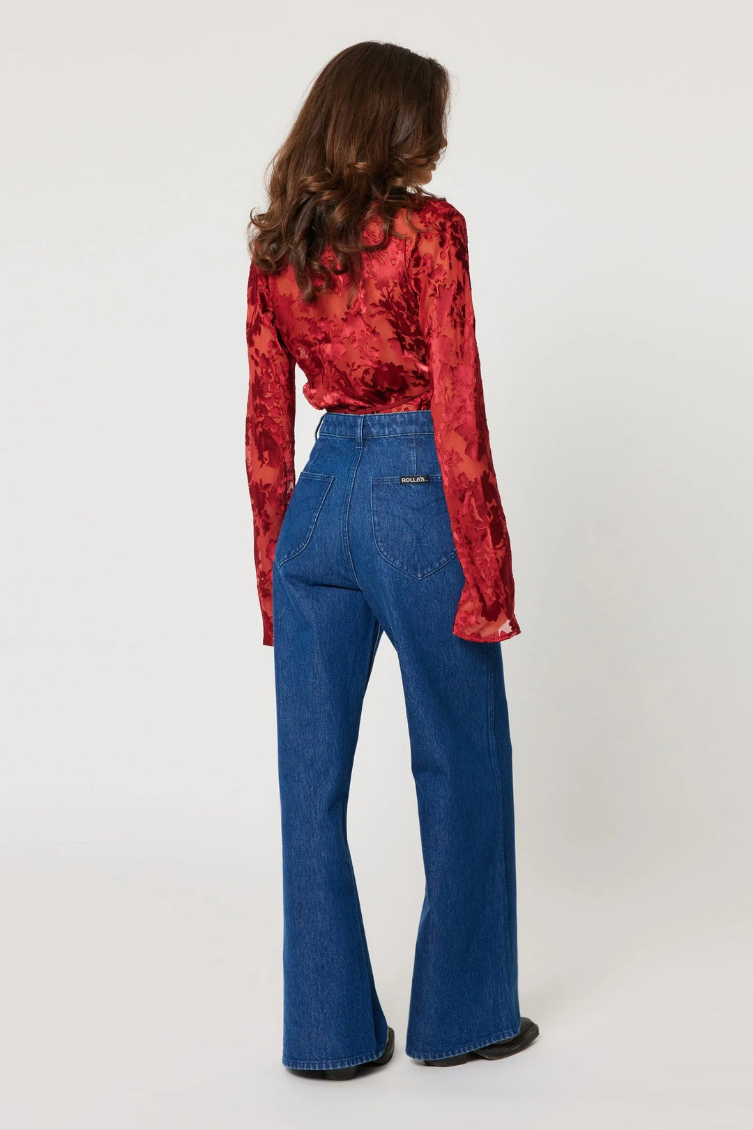 ROLLAS Studio Flare Wide-Leg Denim Pant - More Colors Available-The Shop Laguna Beach