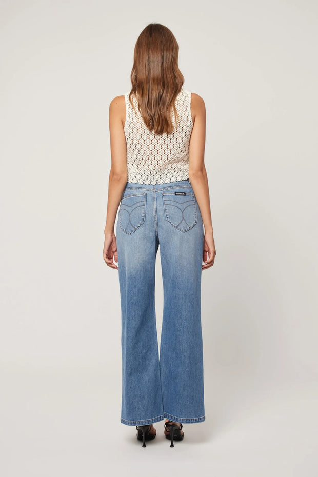 ROLLAS Sailor Braid Denim Pant - Canyon Blue-The Shop Laguna Beach