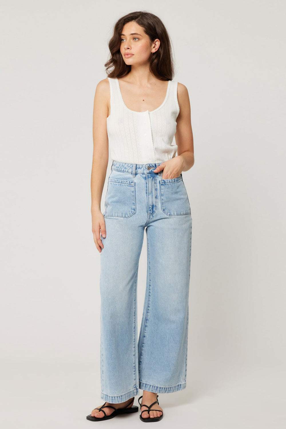 ROLLAS Sailor Wide-Leg Jean - Longbeach-The Shop Laguna Beach