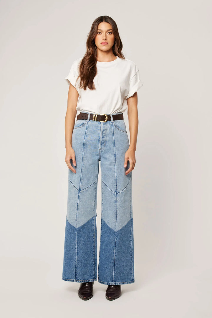 ROLLAS Studio Flare Chevron Jean-The Shop Laguna Beach