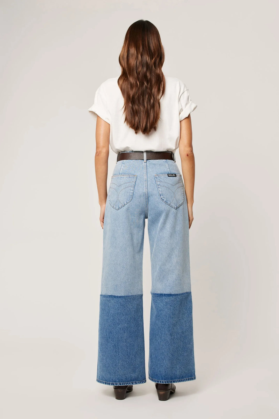 ROLLAS Studio Flare Chevron Jean-The Shop Laguna Beach